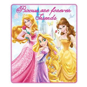 Fleeceteppe Disney Prinsesser